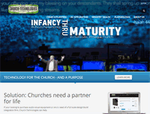 Tablet Screenshot of church-technologies.com